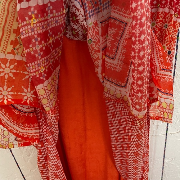 Anthropologie Tanvi Kedia Patchwork Sol Dress M - Picture 11 of 14